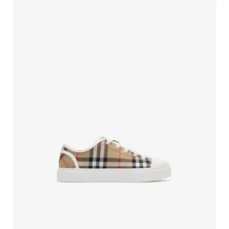Zapatillas de lona con estampado de cuadros Zapatillas de lona con estampado de cuadros