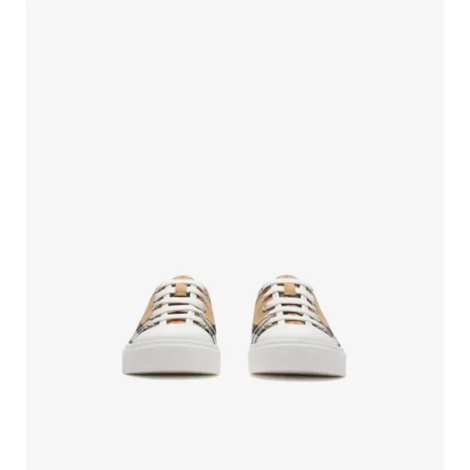 Zapatillas de lona con estampado de cuadros