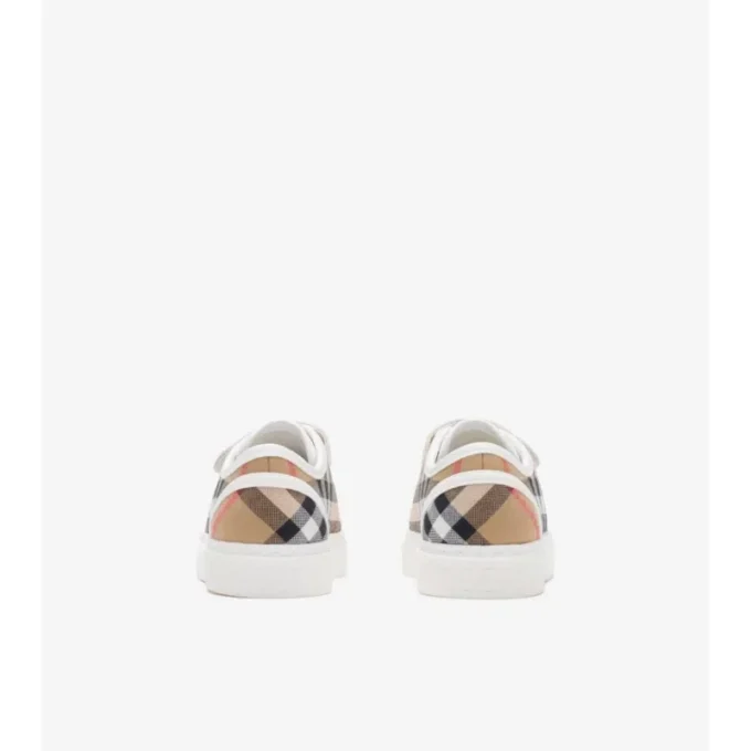 Zapatillas de lona con estampado de cuadros