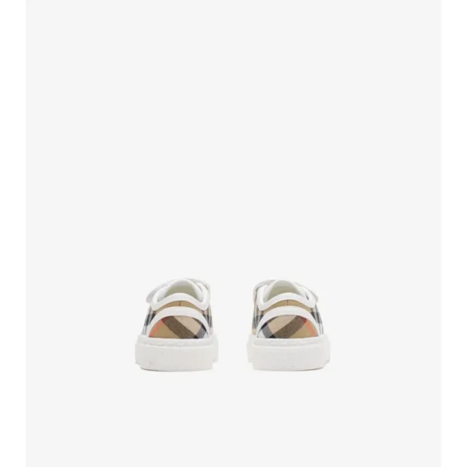 Zapatillas de lona con estampado de cuadros