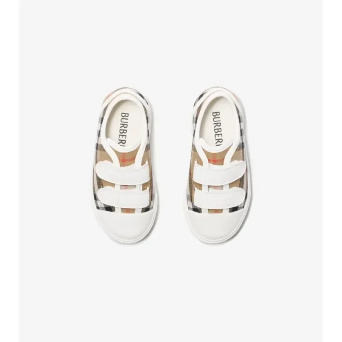 Zapatillas de lona con estampado de cuadros