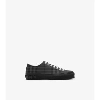 Zapatillas de mezcla de nailon con estampado de cuadros