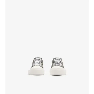 Zapatillas de mezcla de nailon con estampado de cuadros