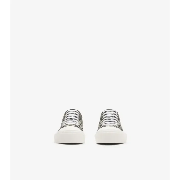 Zapatillas de mezcla de nailon con estampado de cuadros Zapatillas de mezcla de nailon con estampado de cuadros