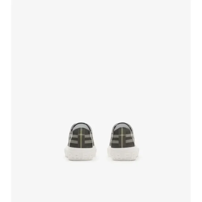 Zapatillas de mezcla de nailon con estampado de cuadros Zapatillas de mezcla de nailon con estampado de cuadros