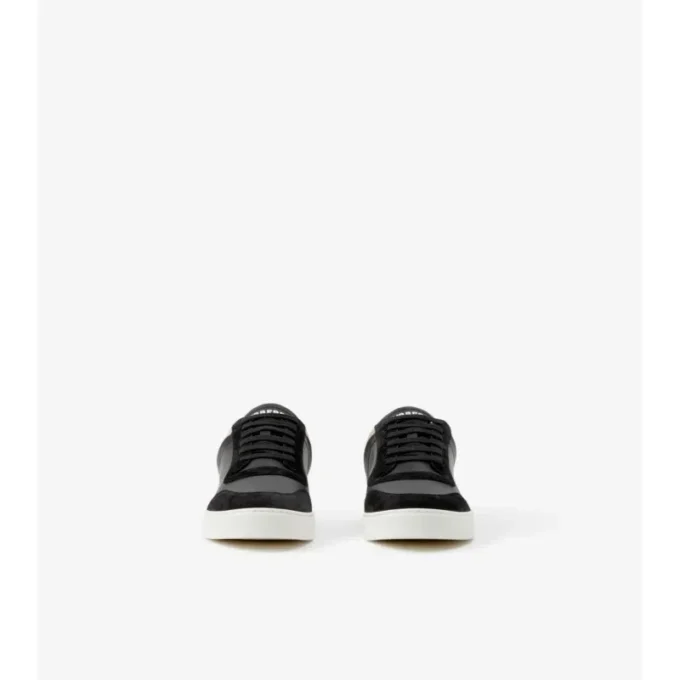 Zapatillas de piel, ante y estampado de cuadros Zapatillas de piel, ante y estampado de cuadros