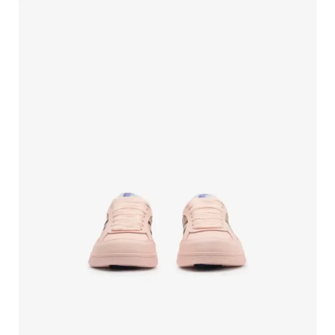 Zapatillas de piel y estampado de cuadros Zapatillas de piel y estampado de cuadros