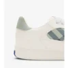 Zapatillas de piel y estampado de cuadros Zapatillas de piel y estampado de cuadros