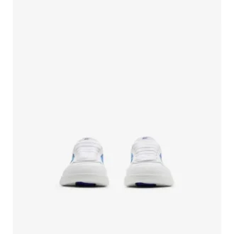 Zapatillas Terrace de piel y estampado de cuadros 