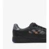Zapatillas Terrace de piel y estampado de cuadros Zapatillas Terrace de piel y estampado de cuadros
