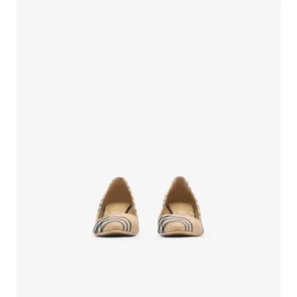 Zapatos de salón con estampado de cuadros