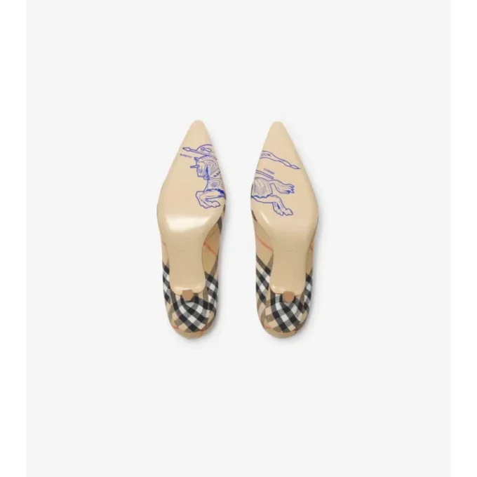 Zapatos de salón con estampado de cuadros Zapatos de salón con estampado de cuadros