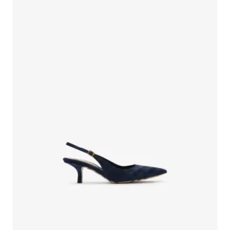 Zapatos de salón con talón abierto Check Dame 