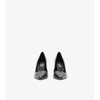 Zapatos de salón de tacón alto Dame de piel con estampado de cuadros
