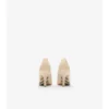 Zapatos de salón de tacón alto Dame de piel con estampado de cuadros Zapatos de salón de tacón alto Dame de piel con estampado de cuadros