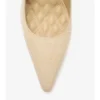 Zapatos de salón de tacón alto Dame de piel con estampado de cuadros Zapatos de salón de tacón alto Dame de piel con estampado de cuadros