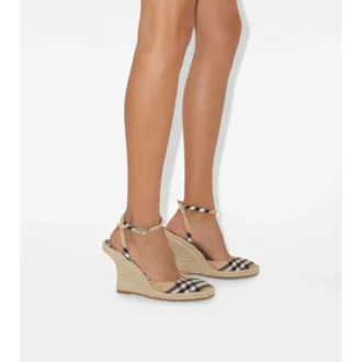 Zapatos de salón tipo alpargata Mews con estampado de cuadros 