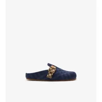 Zuecos Urchin de Denim con estampado de cuadros