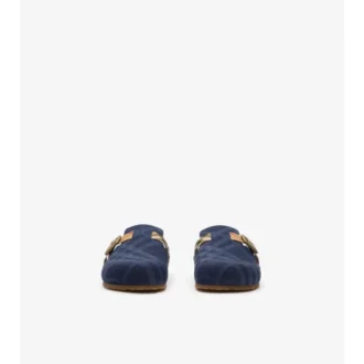 Zuecos Urchin de Denim con estampado de cuadros