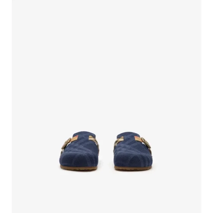 Zuecos Urchin de Denim con estampado de cuadros