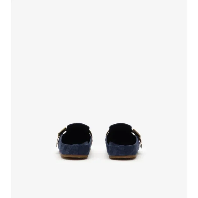 Zuecos Urchin de Denim con estampado de cuadros